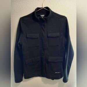 Women's Eddie Bauer Fleece Zip Up Closure Jacket size Large